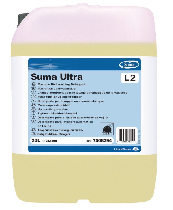 Suma Ultra L2 / Жидкое моющее/детергент для посудомоечной машины, для мягкой воды, 20л.